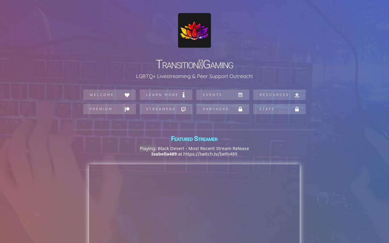 Carrd profile picture for @transition